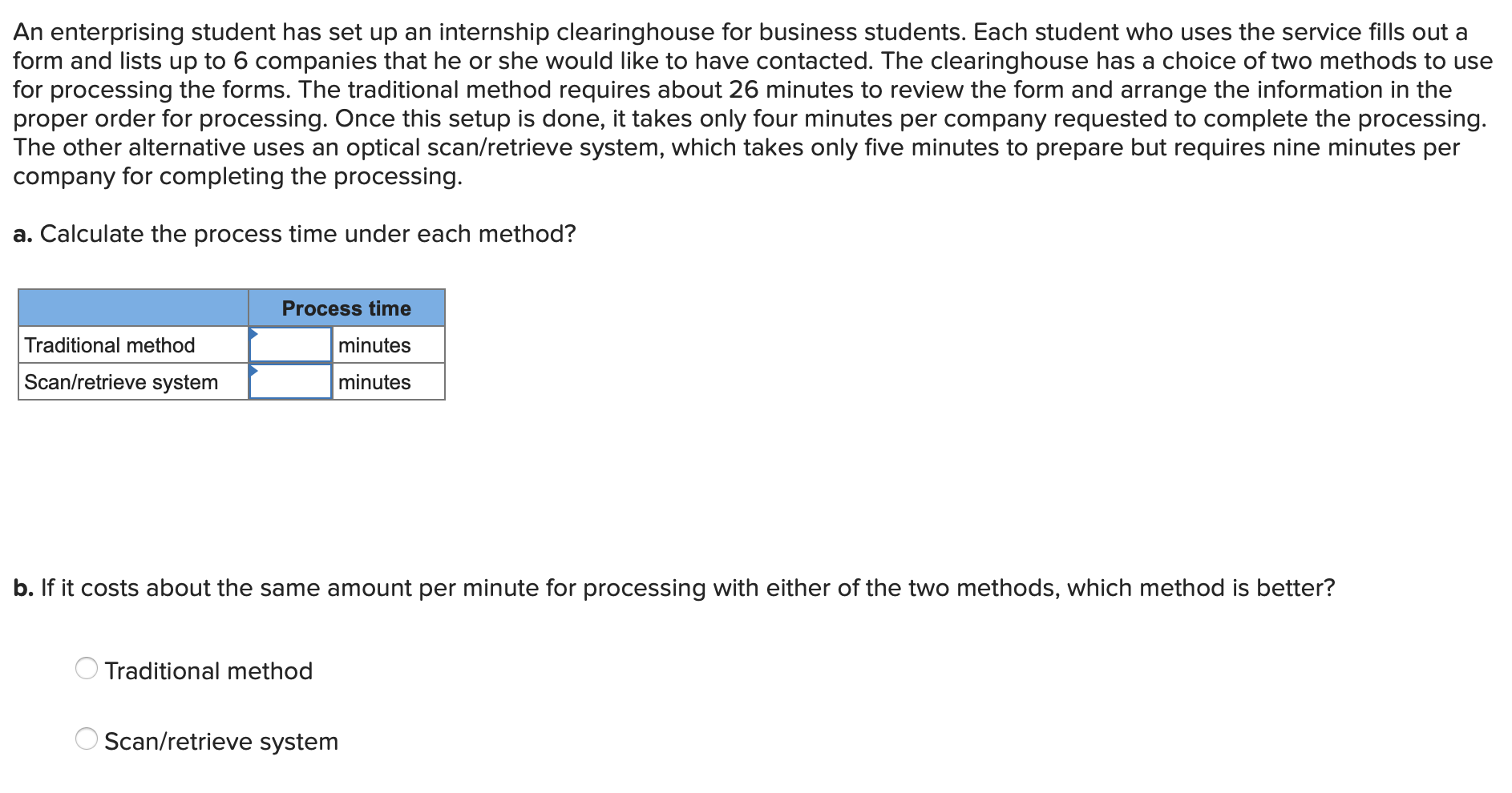 An enterprising student has set up an internship