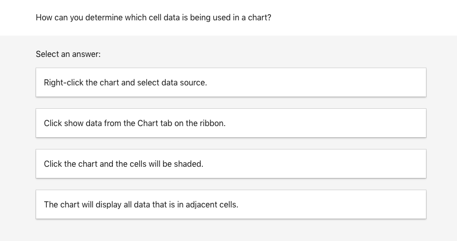 How can you determine which cell data is being