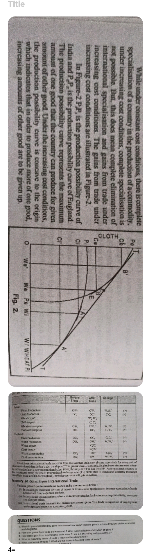 Title increasing amounts of other good are to be