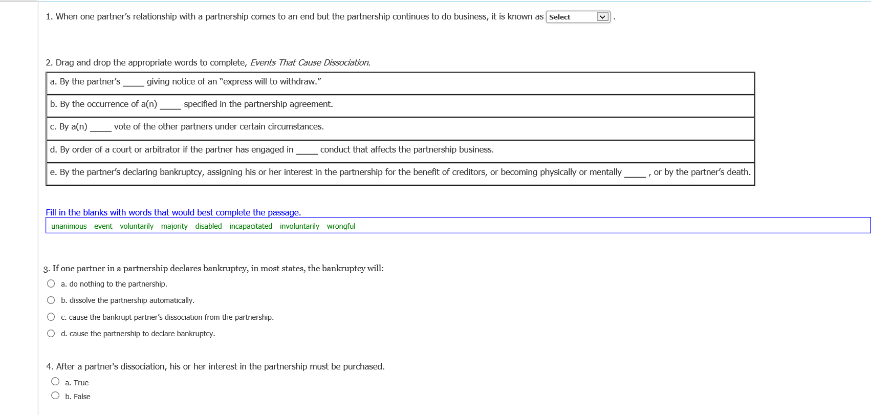 Please answer the following questions and let me
