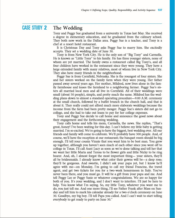 Please only Answer Question 1. Chapter 1 Defining