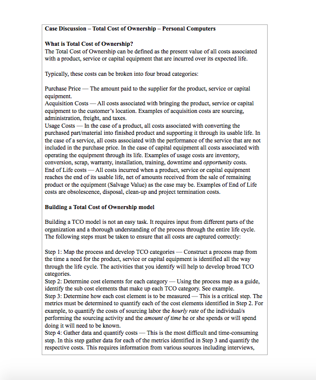 Your Assignment Purchasing manager Meg Tilley is