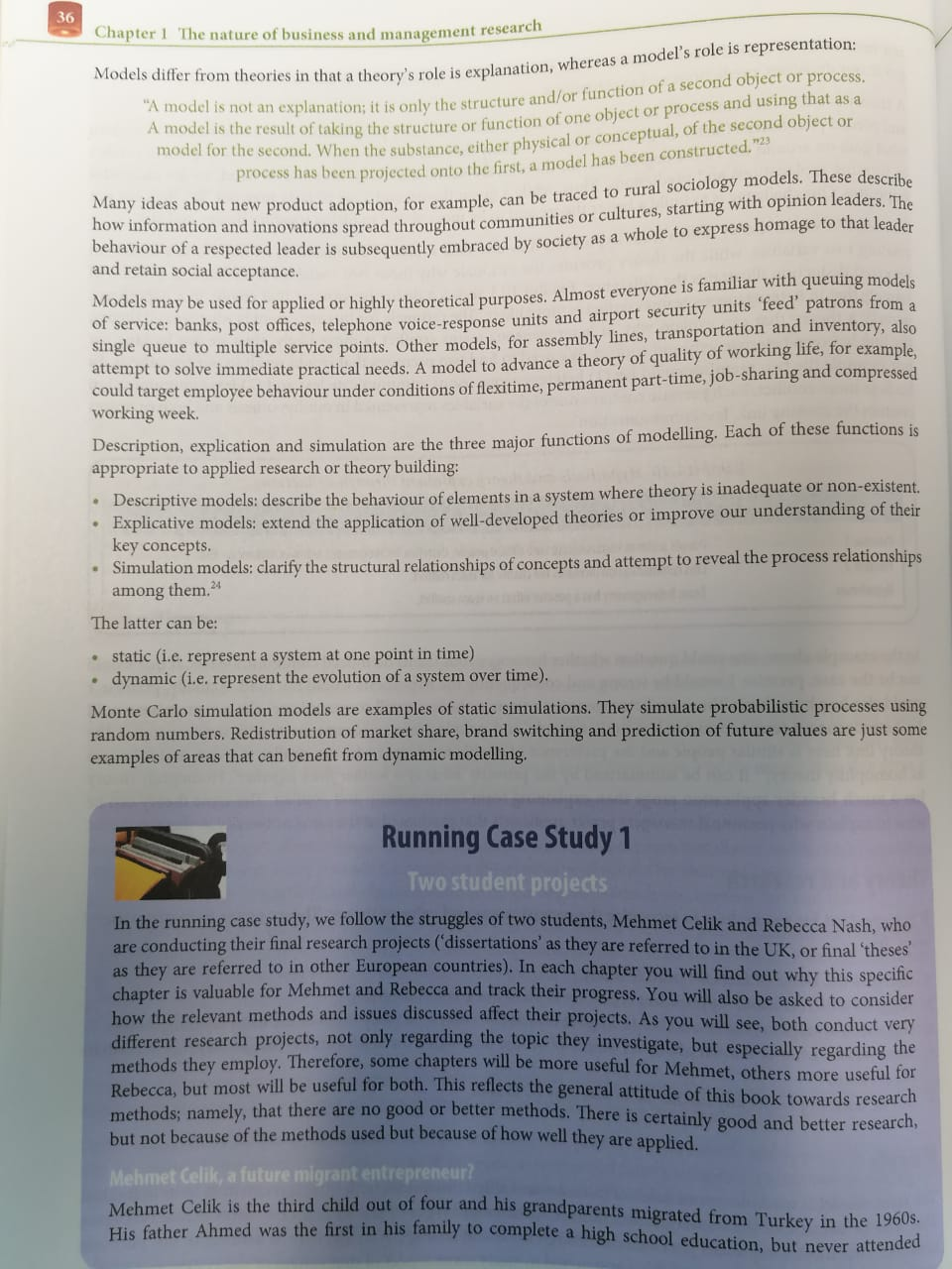 Assignment 01 (page 36-37, Blumberg, B., Cooper,