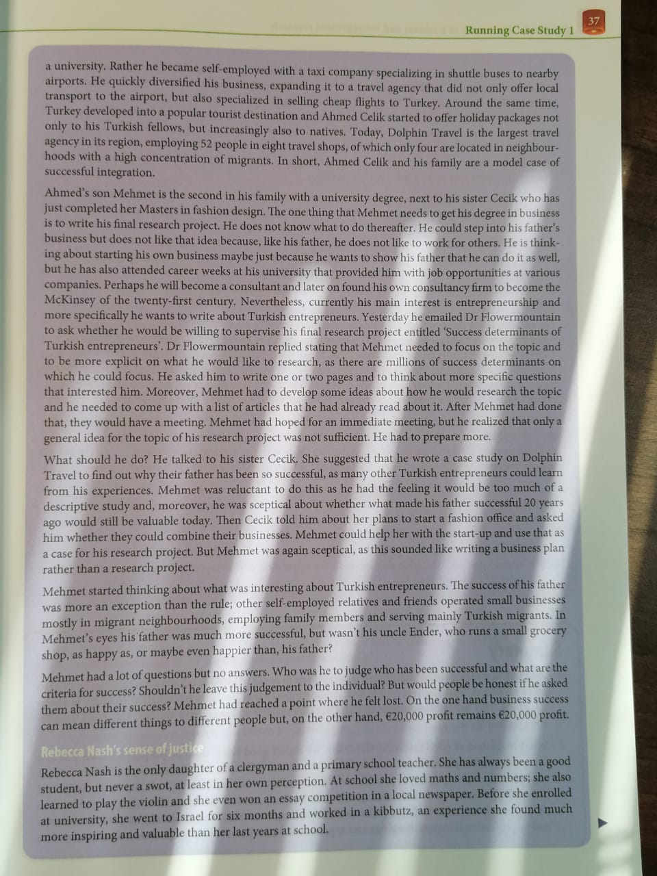 Assignment 01 (page 36-37, Blumberg, B., Cooper,