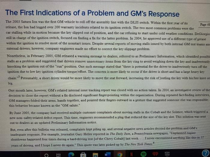 1. As a vehicle consumer, what can you do, before