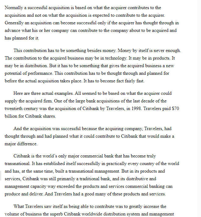 Please read the below mini case and relate it to