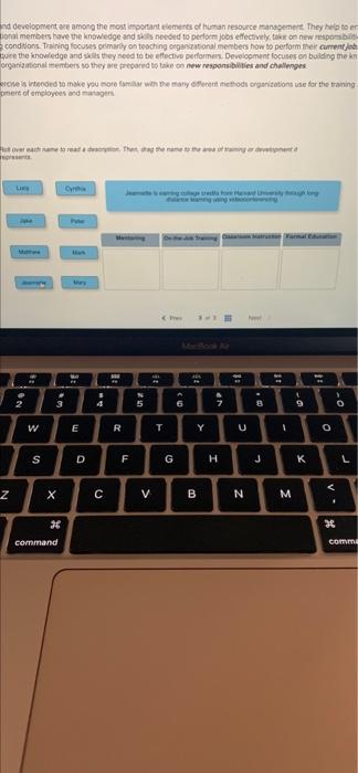 Training and development are among the most