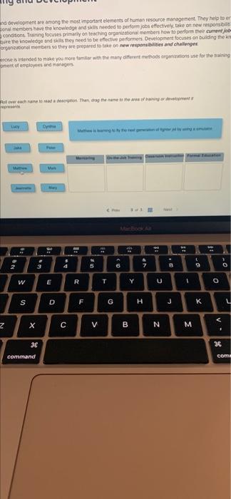 Training and development are among the most
