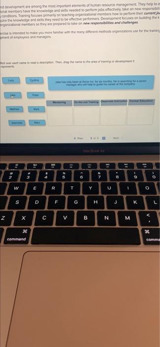 Training and development are among the most