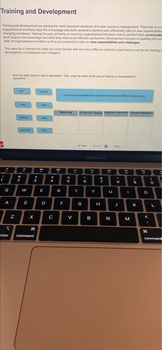 Training and development are among the most