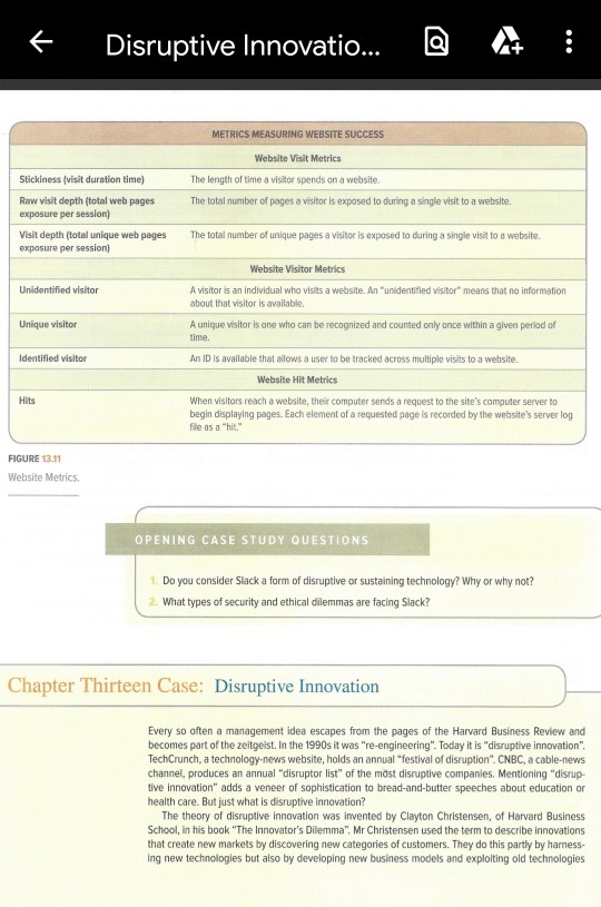 Answer: 5 questions at the END the case study f