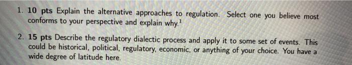 Need help on question one and two. 1 1. 10 pts