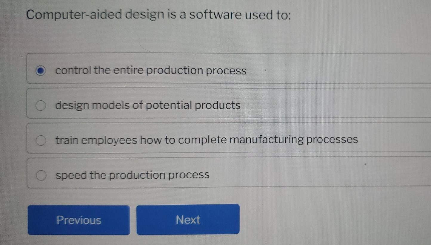 computer aided design is a software used to?