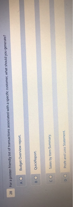 28 For a printer-friendly list of transactions