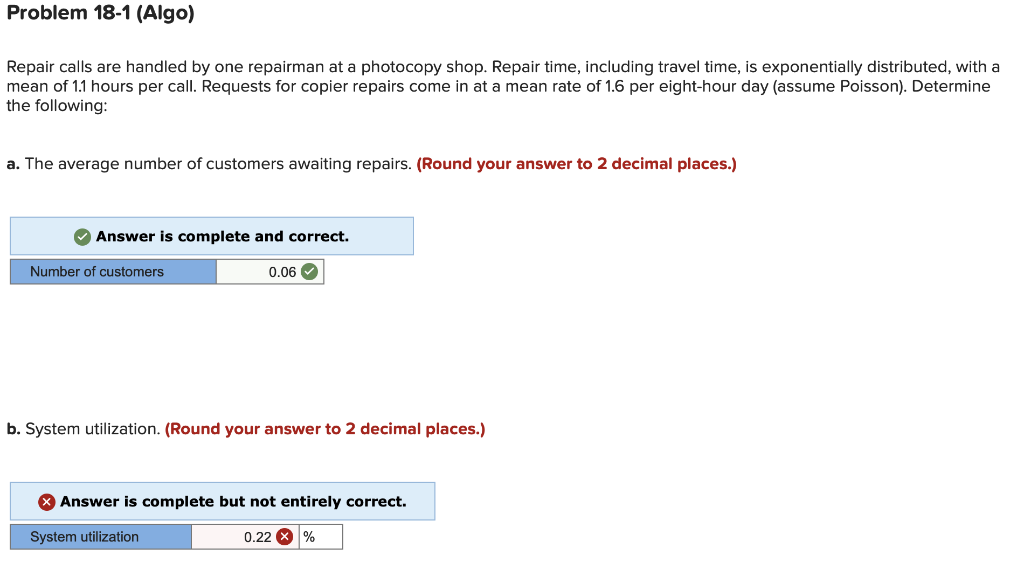 Answer to B and D please! :) Problem 18-1 (Algo)