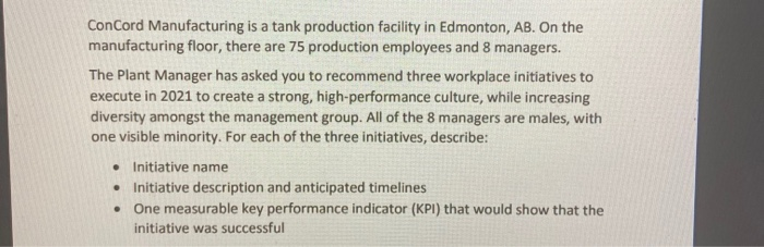 ConCord Manufacturing is a tank production