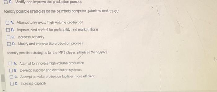 Identify possible strategies for the notebook
