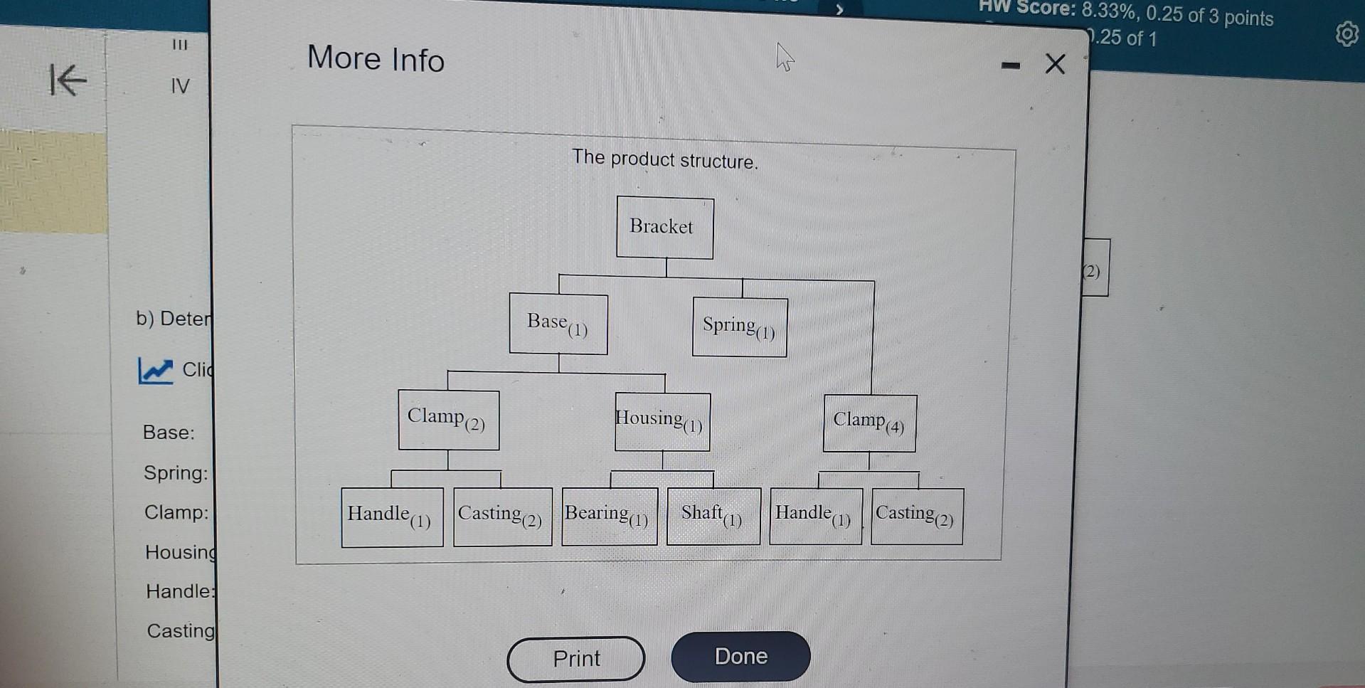 c) Compute the net quantities needed if there are