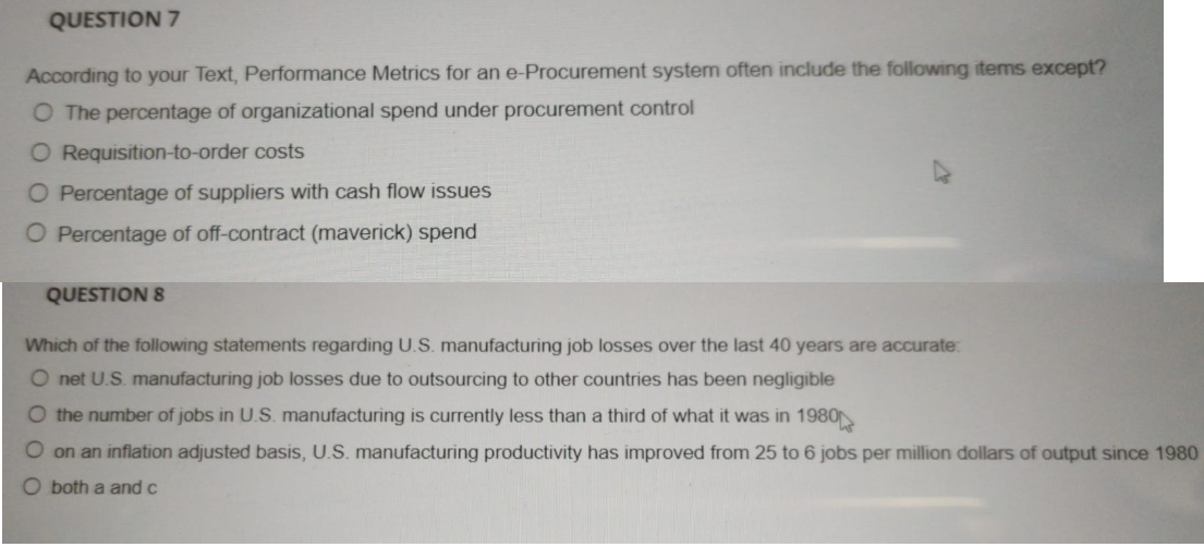 According to your Text, Performance Metrics for