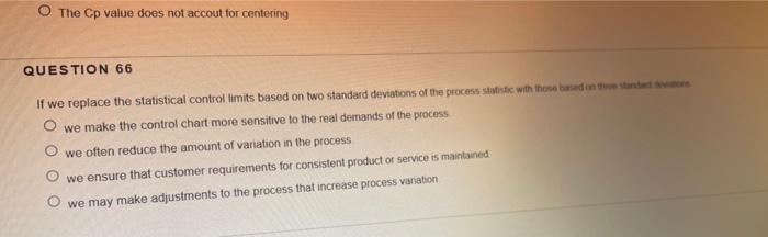 The Cp value does not accout for centering