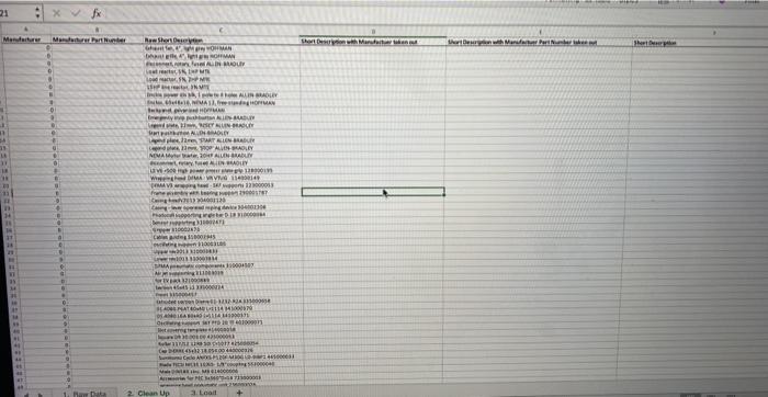 O Sheet: 2. Clean Up (no need to touch columns
