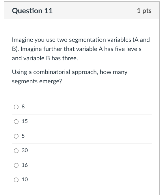 Below is fyi: Imagine you use two segmentation