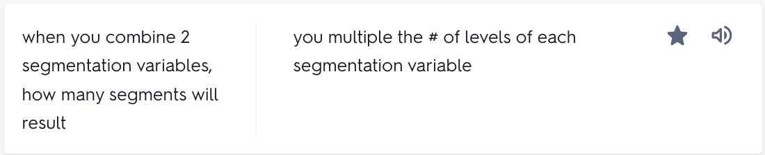 Below is fyi: Imagine you use two segmentation
