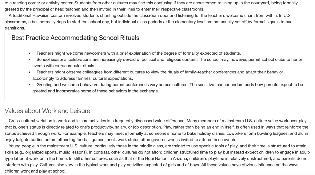 Question: Consider the examples in this article;