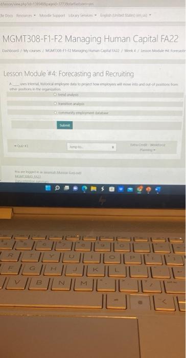 Lesson Module #4: Forecasting and Recruiting