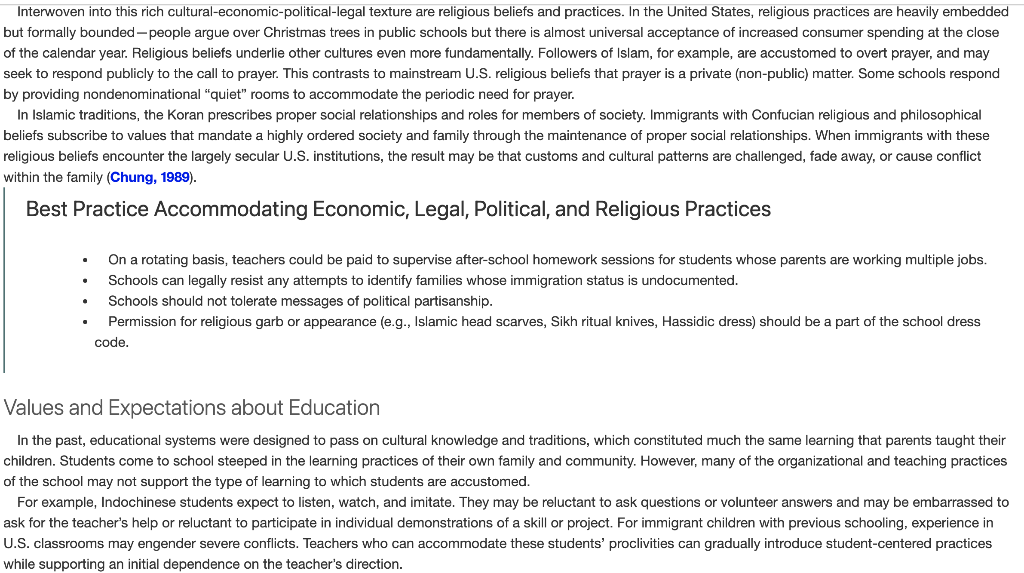 Question: Consider the examples in this article;