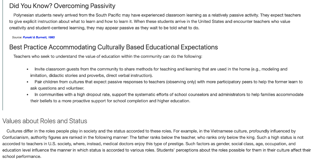 Question: Consider the examples in this article;