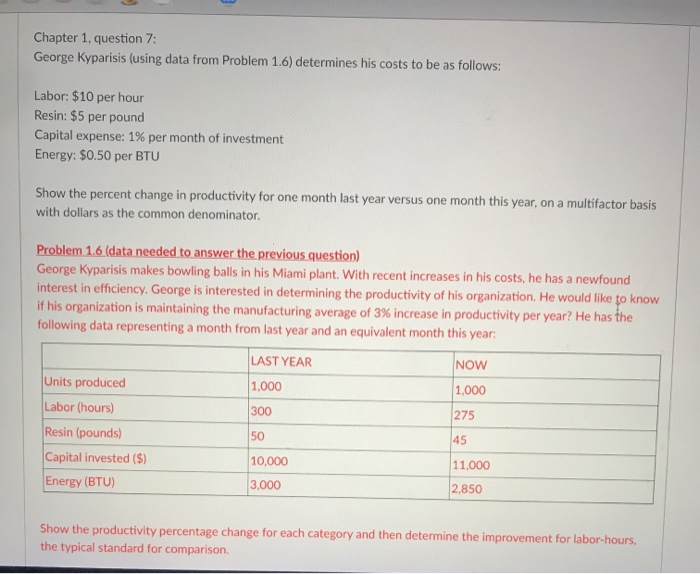 Chapter 1, question 7: George Kyparisis (using