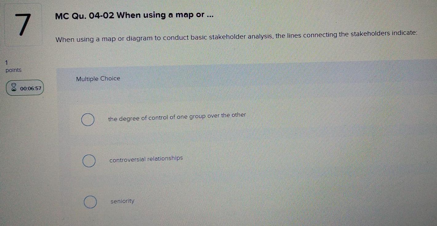 MC Qu. 04-02 When using a map or ... 7 When using