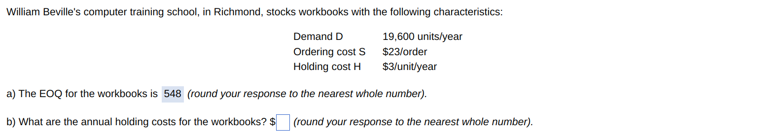 Please ignore part A, I only need help on part B.