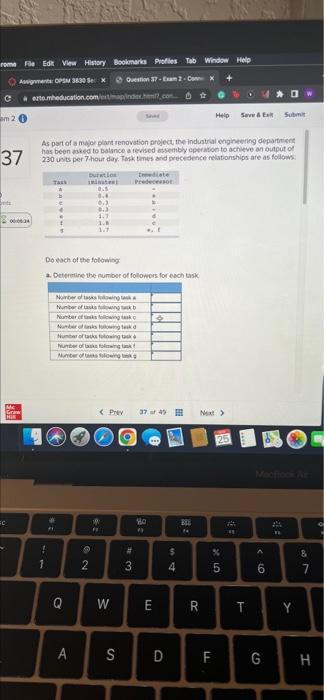 rome File Edit View History Assignments: OPSM