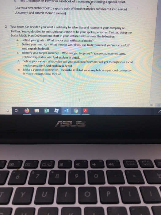 Scenario 1 Your new start up business is doing