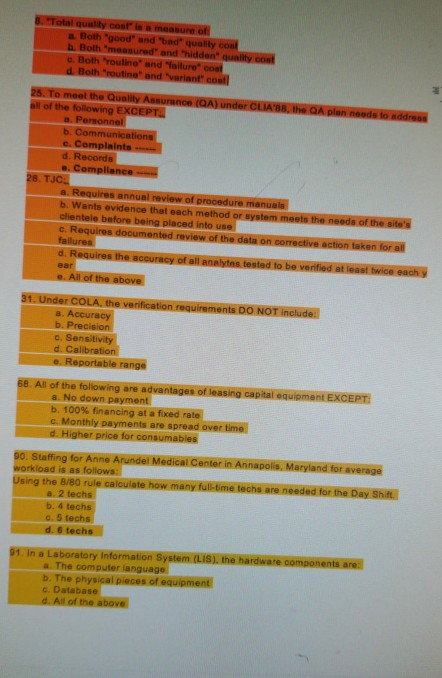 please answer these questions no explanation need