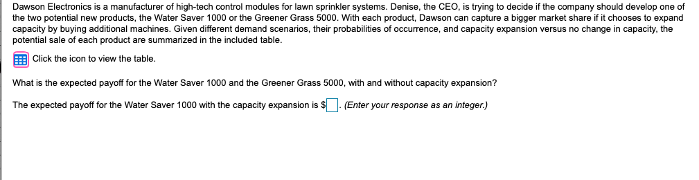 Probability of Occurrence Low Demand Medium