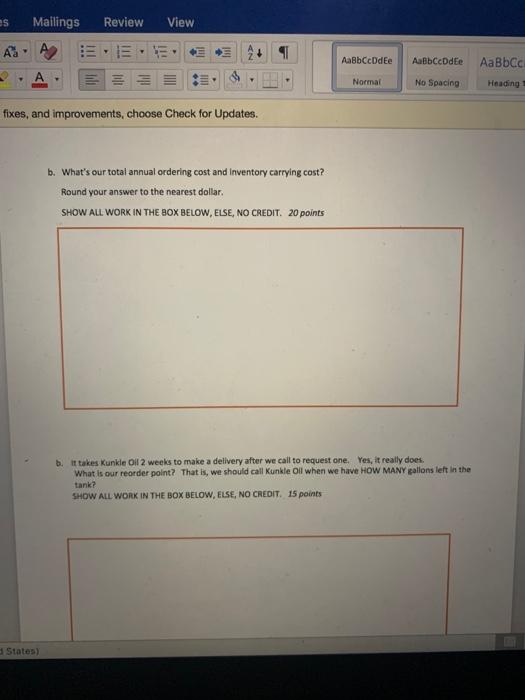 ASSIGNMENT 5 - SPRING 2021-3 Mailings Review View