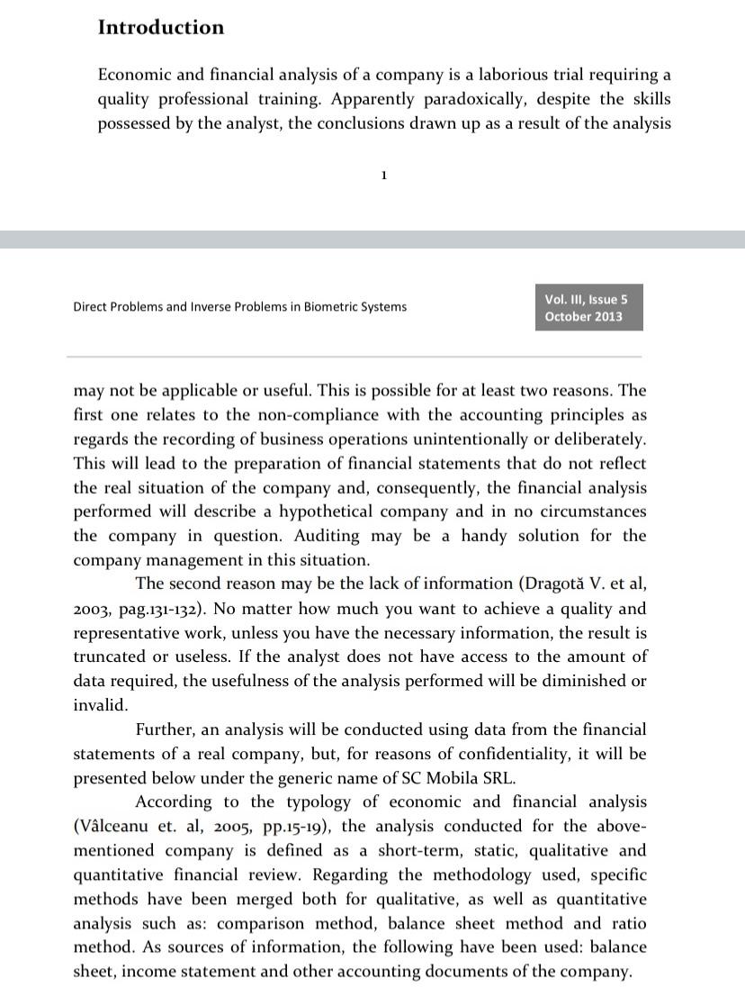 What did you learn from reading this journal