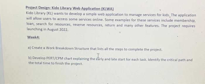 Project Design: Kido Library Web Application