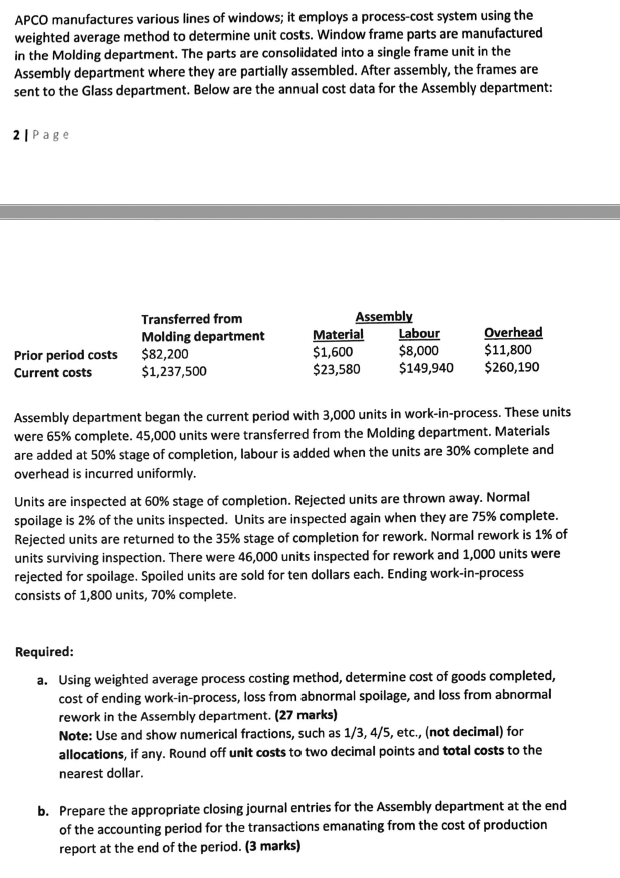 APCO manufactures various lines of windows; it