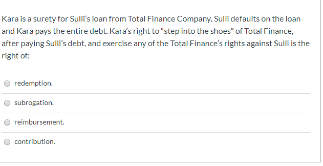 Question 40 2 pts Drew takes a judgment against