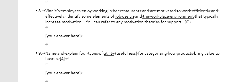 -8. Vinnie's employees enjoy working in her