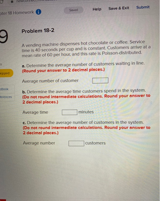 e newconnecticuuu Help Save & Exit Submit pter 18