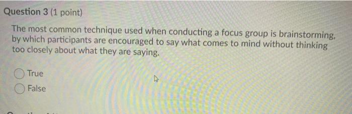 please fast Question 3 (1 point) The most common
