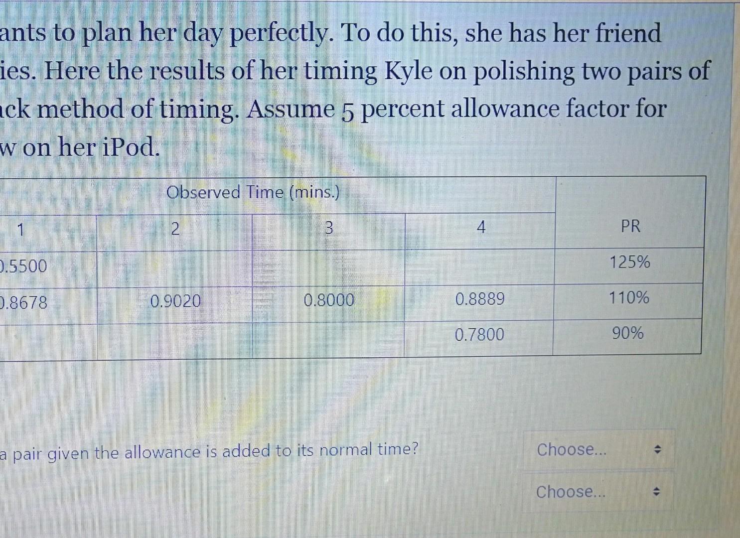 1.What is the standard time for polishing a pair