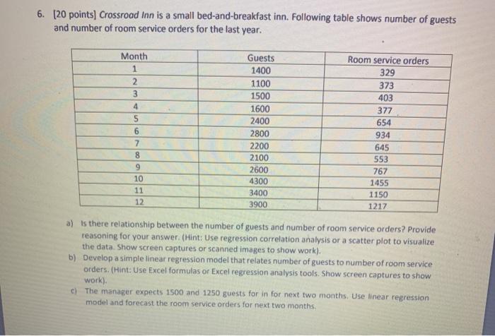 correct answer for a thumps up !! 6. [20 points)