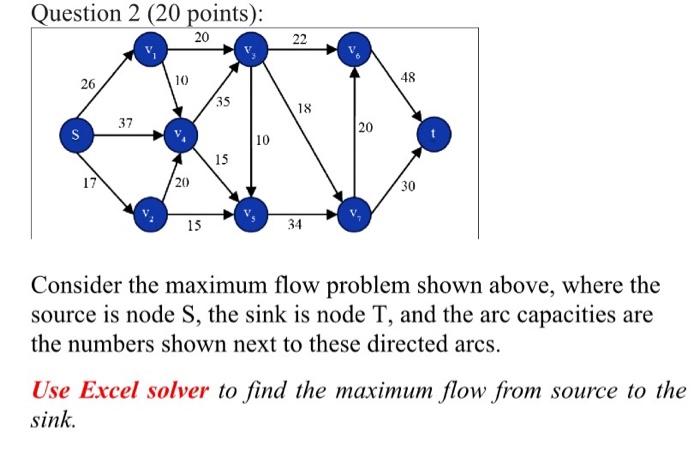 Question 2 (20 points): 20 22 26 10 48 35 18 37