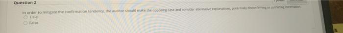 stion 1 1 Assume the auditor determines that